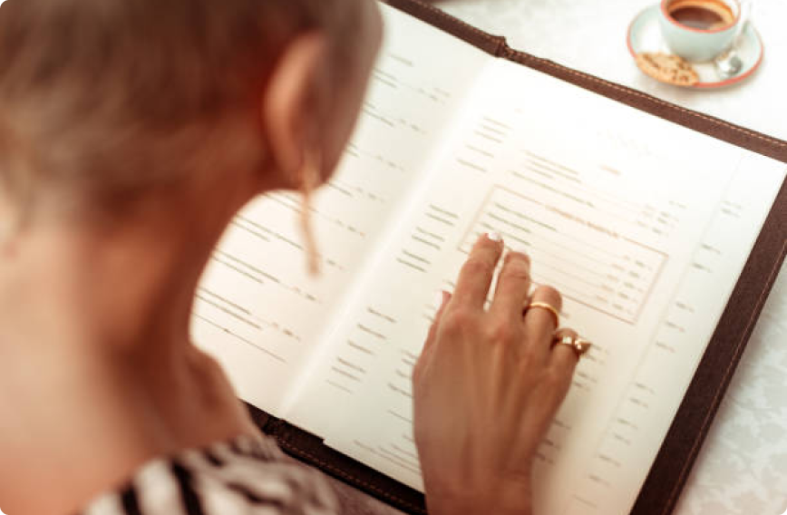 Personalized Menu Expertise